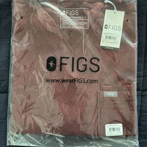 FIGS Leon Top and Axim Pants Scrub Set - Walnut (BRAND NEW) (LIMITED COLOR)